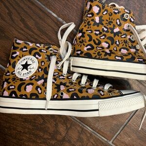 Cheetah Print Converse